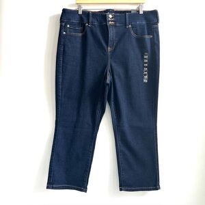 Torrid Crop Jegging Skinny Super Soft High Rise Blue Denim Jeans Feel The Fit